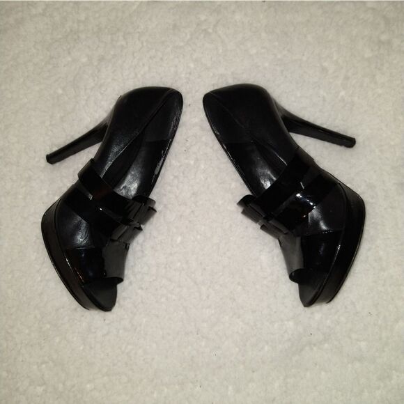 BCBG Black High Heeled Sandals - Picture 6 of 9